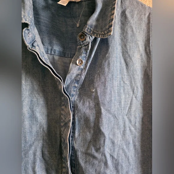 Splendid Wren Indigo Chambray Shift Minidress • NWOT 🦈 - Picture 9 of 9